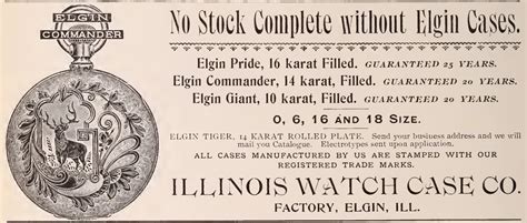 illinois watch case company